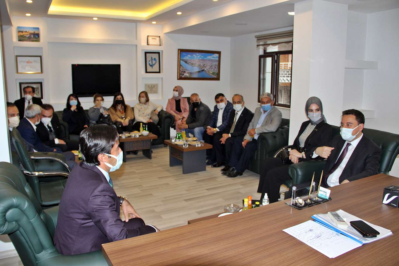 Deva Partisi Genel Başkanı Ali Babacan Cizre’de